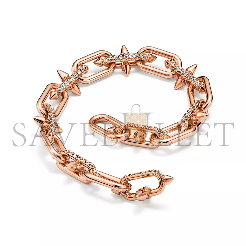 TIFFANY TITAN BY PHARRELL WILLIAMSBRACELET IN ROSE GOLD WITH DIAMONDS 75364334